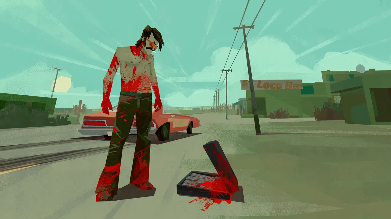Serial Cleaner: Blood & Confetti Screenshot 1