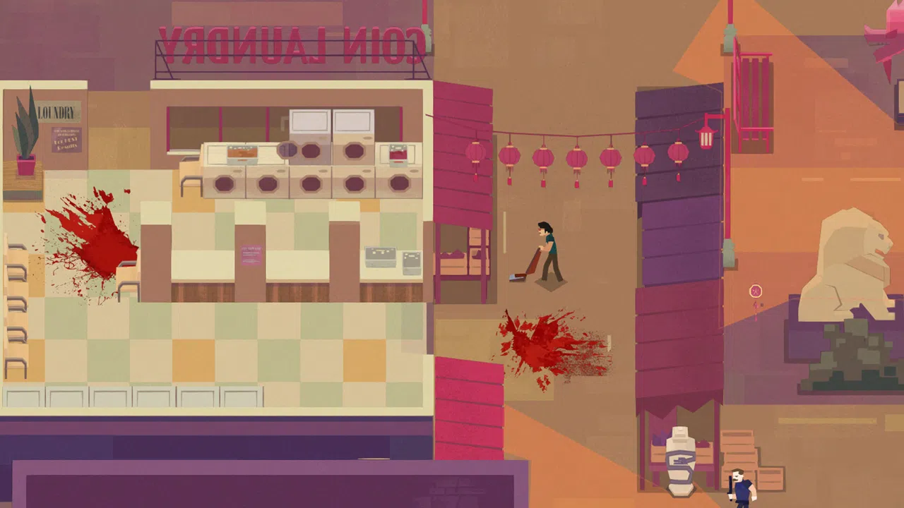 Serial Cleaner: Blood & Confetti Screenshot 4