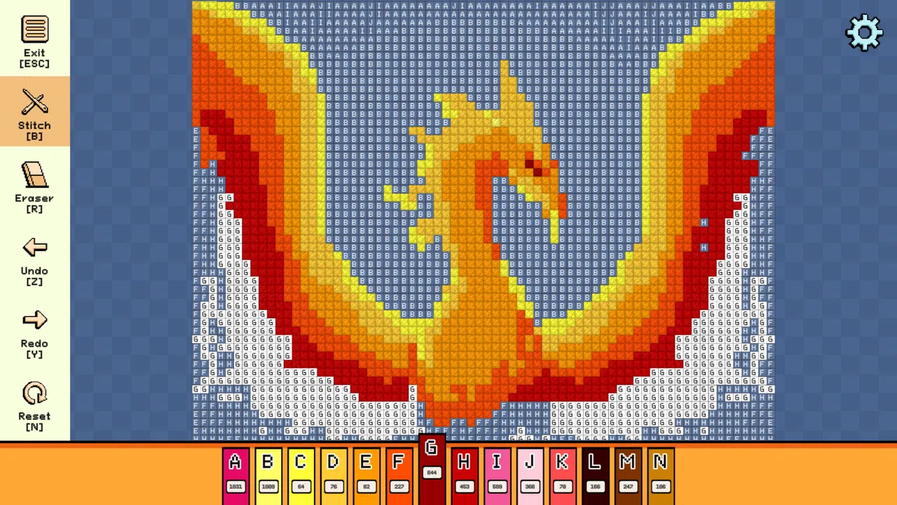 Pixel Cross Stitch - Mythical Monsters Pack Screenshot 2