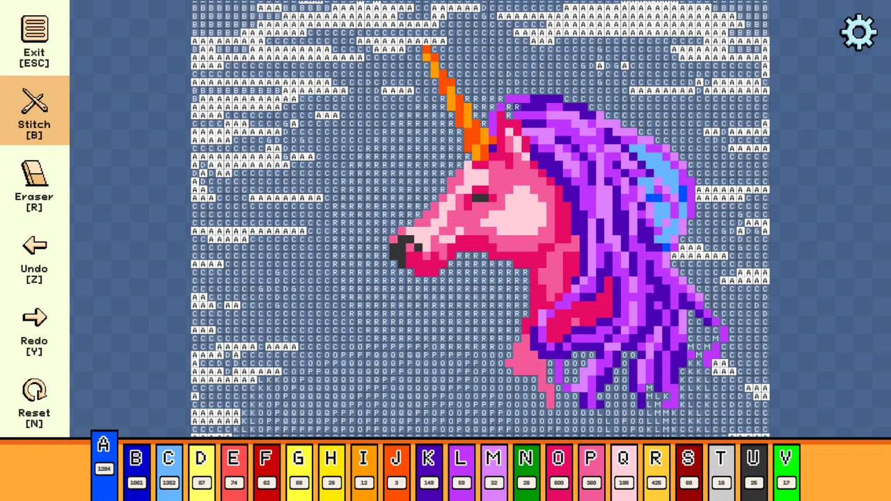 Pixel Cross Stitch - Mythical Monsters Pack Screenshot 0