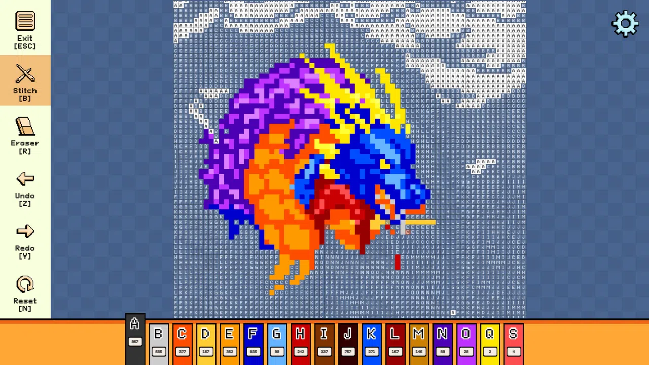 Pixel Cross Stitch - Mythical Monsters Pack Screenshot 1