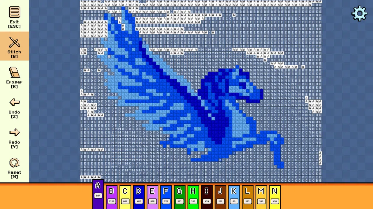 Pixel Cross Stitch - Mythical Monsters Pack Screenshot 3