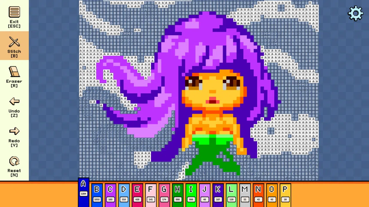 Pixel Cross Stitch - Mythical Monsters Pack 2 Screenshot 1