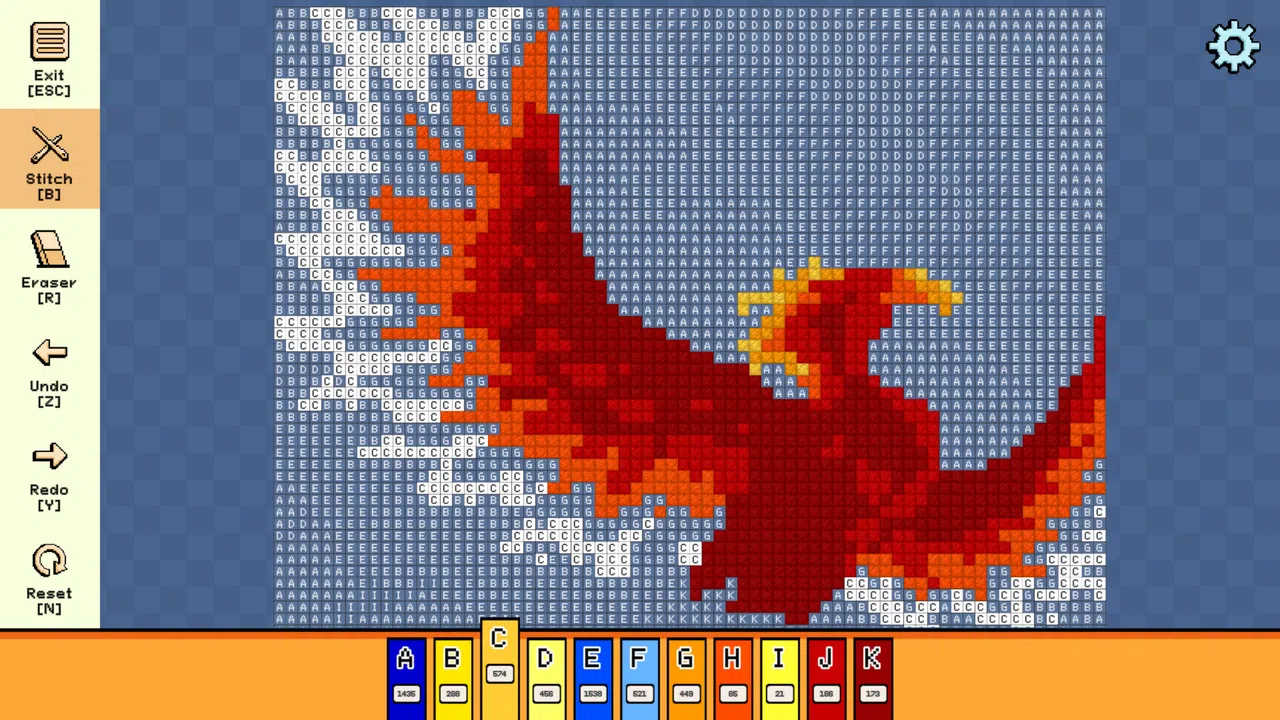 Pixel Cross Stitch - Mythical Monsters Pack 2 Screenshot 2
