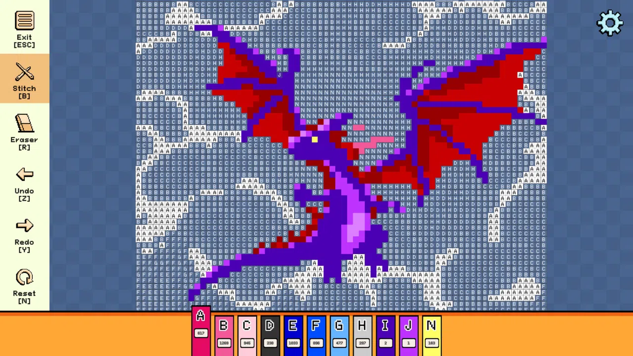 Pixel Cross Stitch - Mythical Monsters Pack 2 Screenshot 0