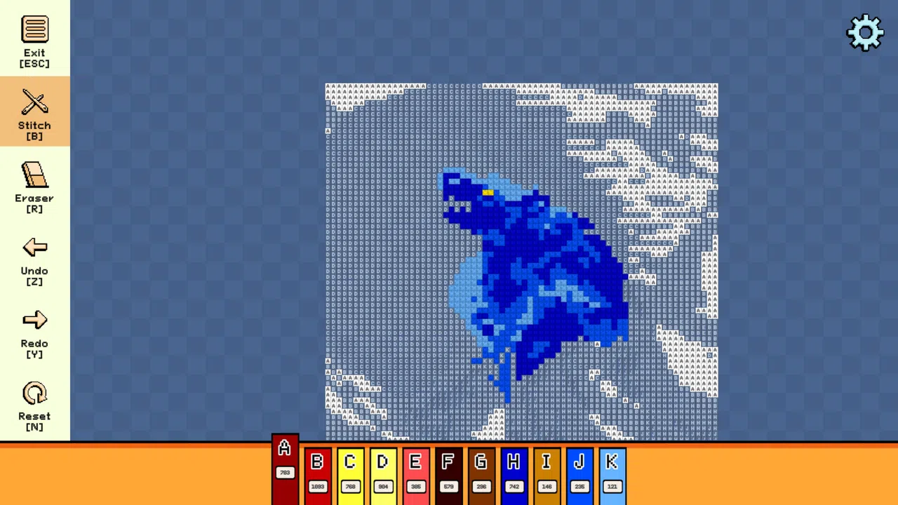 Pixel Cross Stitch - Mythical Monsters Pack 3 Screenshot 2