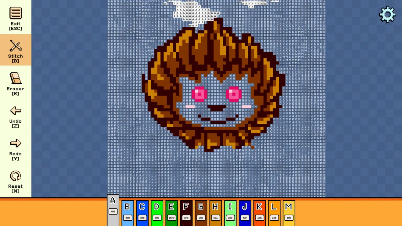 Pixel Cross Stitch - Mythical Monsters Pack 3 Screenshot 1
