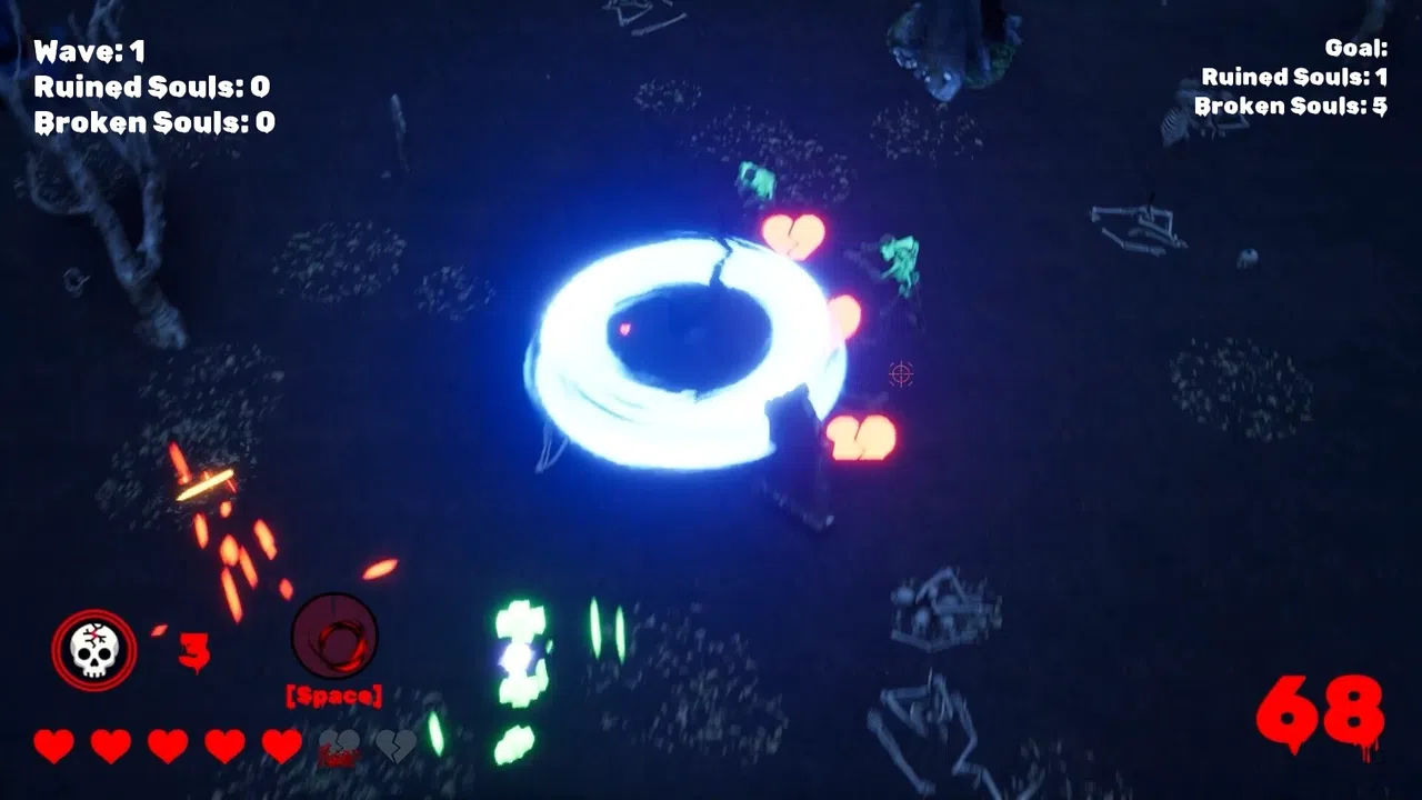 Broken Scary Skeleton Screenshot 0
