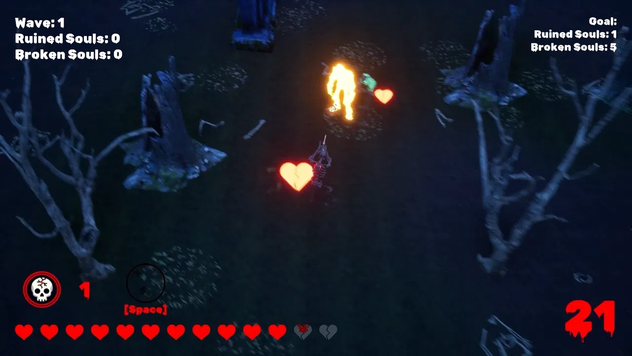 Broken Scary Skeleton Screenshot 4