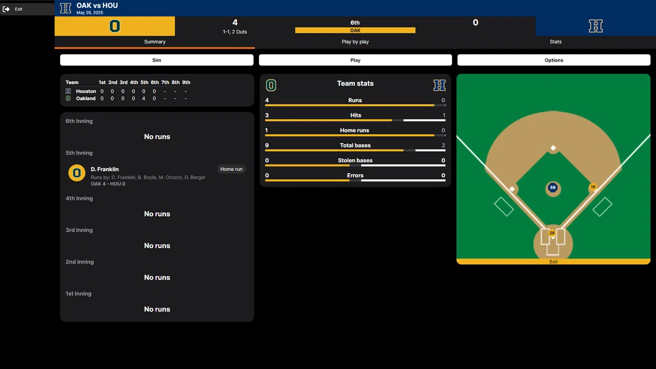 Baseball Legacy Manager 25 Screenshot 4