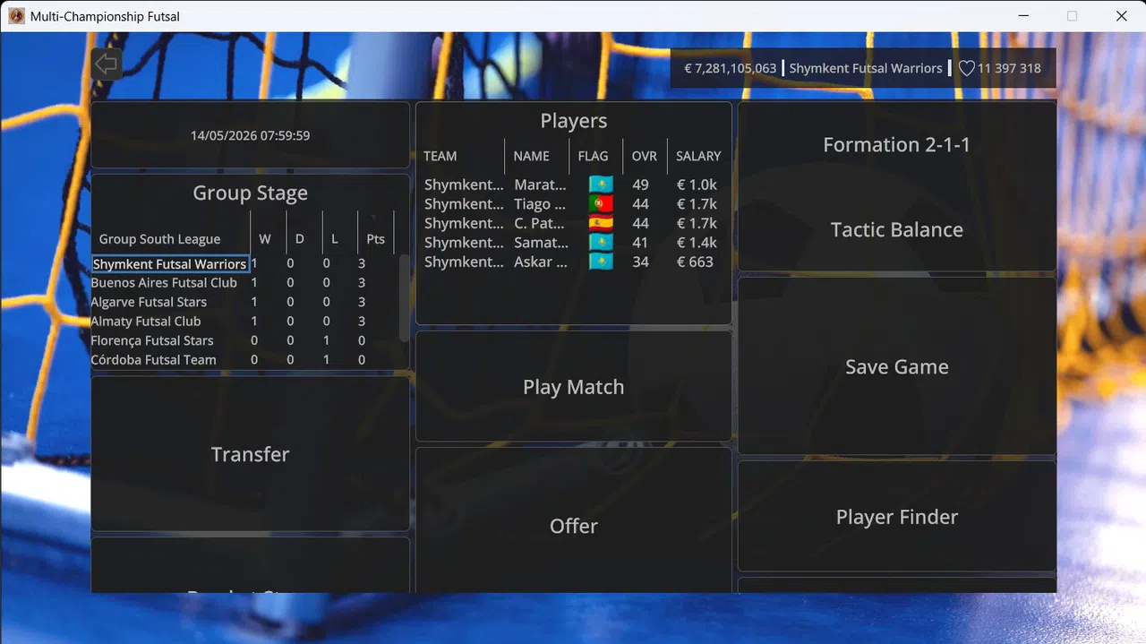 Multi Championchip Futsal Screenshot 0