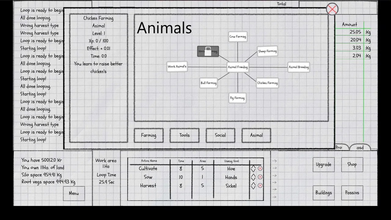 Farmer's Loop Screenshot 2