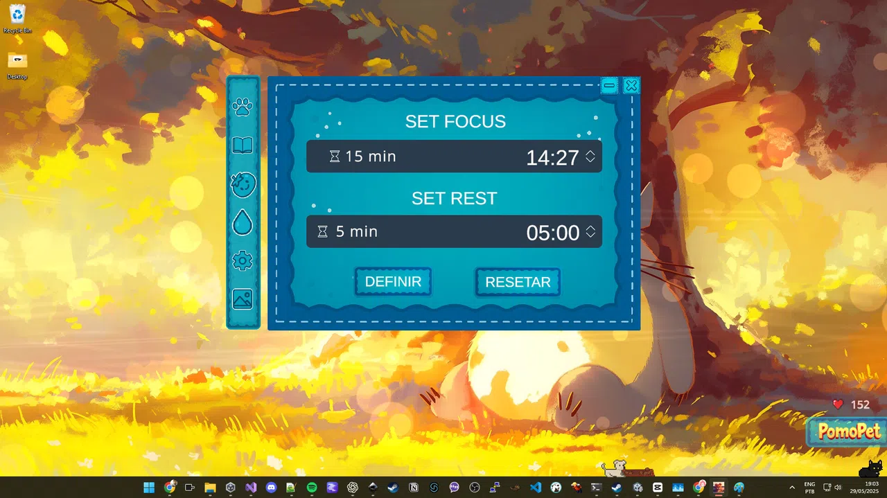 PomoPet Demo Screenshot 2