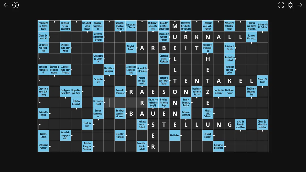 Kreuzwort++ Screenshot 2