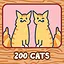 Find 200 cats icon