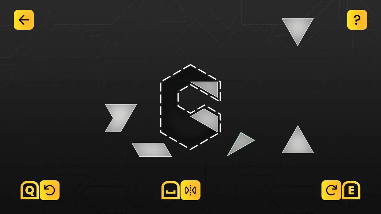 Tangram Collection: Hexagon  Puzzle Pack Screenshot 0