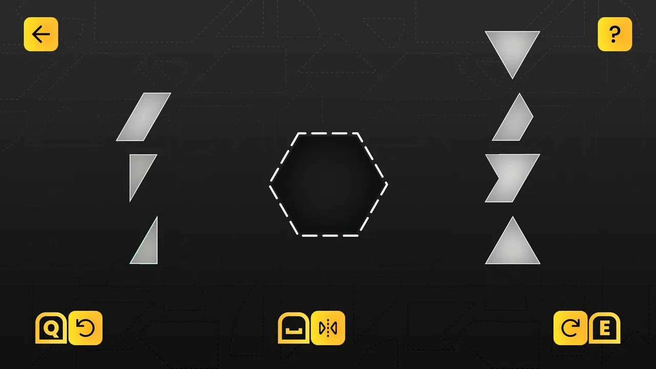 Tangram Collection: Hexagon  Puzzle Pack Screenshot 1