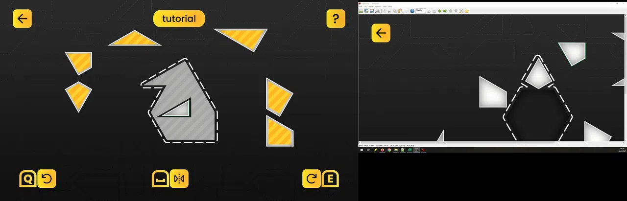 Tangram Collection: Bird  Puzzle Pack Screenshot 2