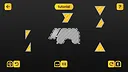 Tangram Collection: Rabbit  Puzzle Pack Screenshot 2