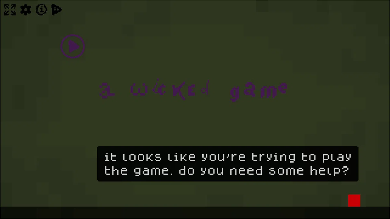 a wicked game - demo Screenshot 0