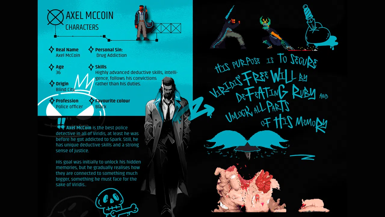 Neon Blood - Digital Artbook Screenshot 1