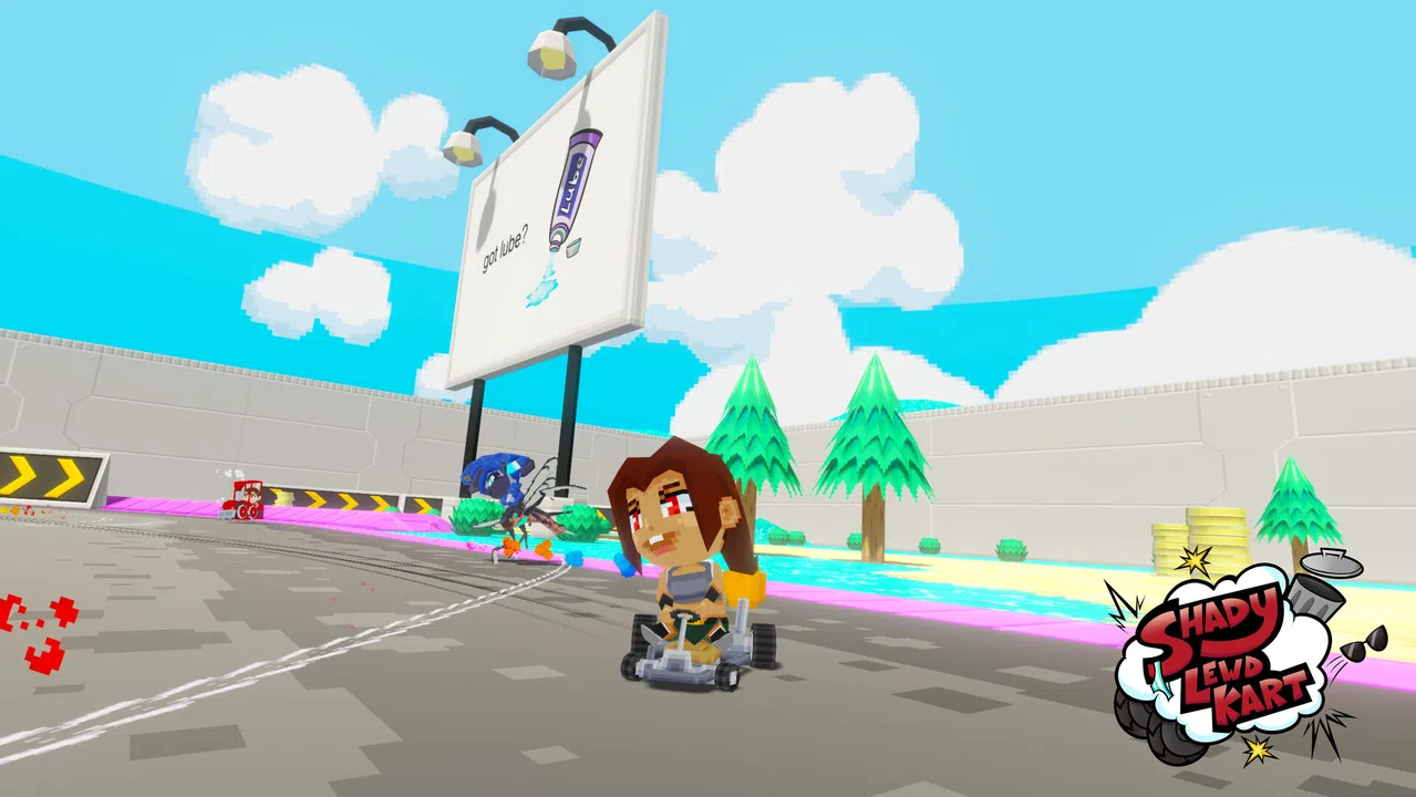 Shady Lewd Kart - Pyramid Tits Character Pack Screenshot 1