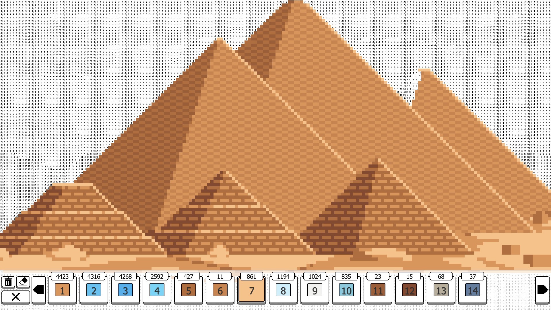 Coloring Pixels - Landmarks Pack Screenshot 1