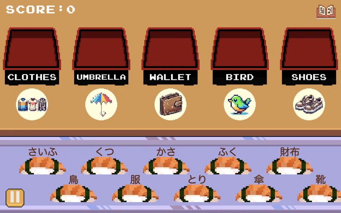 Learn Japanese Kana & Vocab with Sushi Demo Screenshot 4