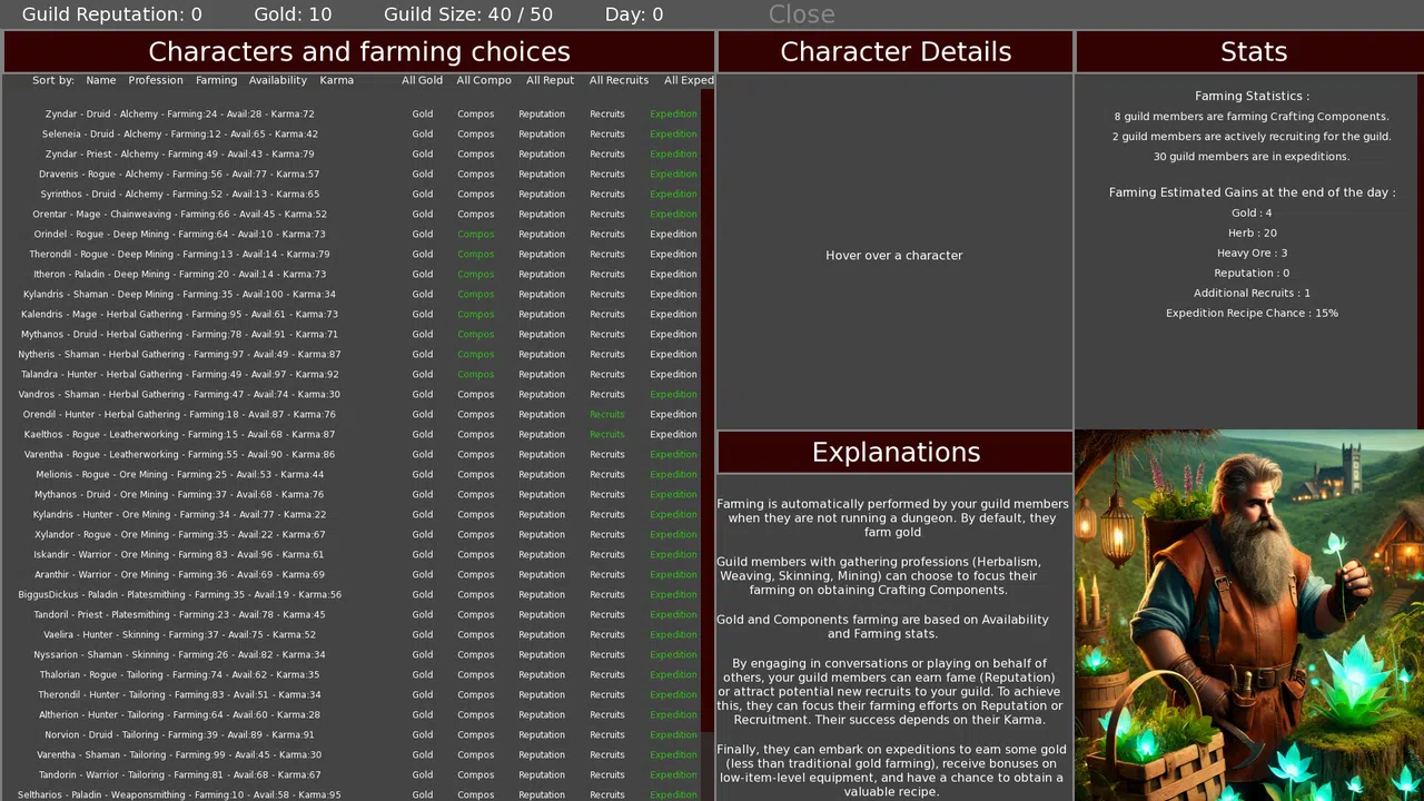 Heroes' Call - A Casual MMO Guild Sim Screenshot 3