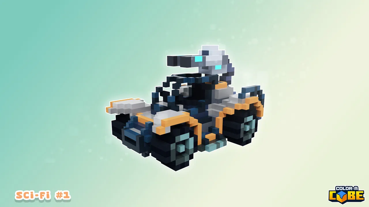 Color-A-Cube - Scifi Pack #1 Screenshot 8