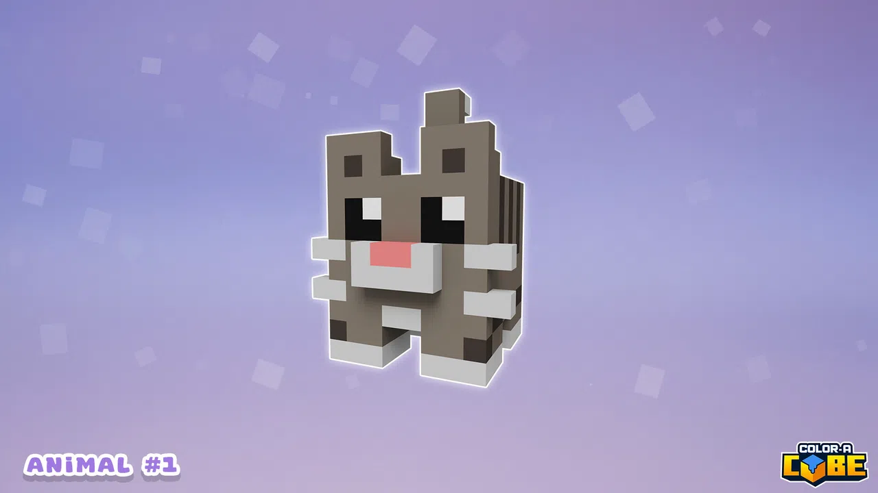 Color-A-Cube - Farm Animal Pack #1 Screenshot 1