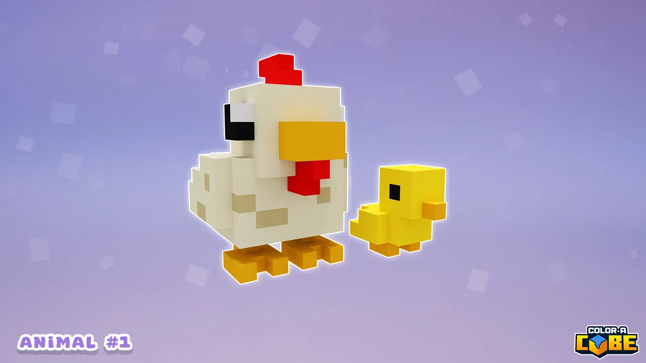 Color-A-Cube - Farm Animal Pack #1 Screenshot 5