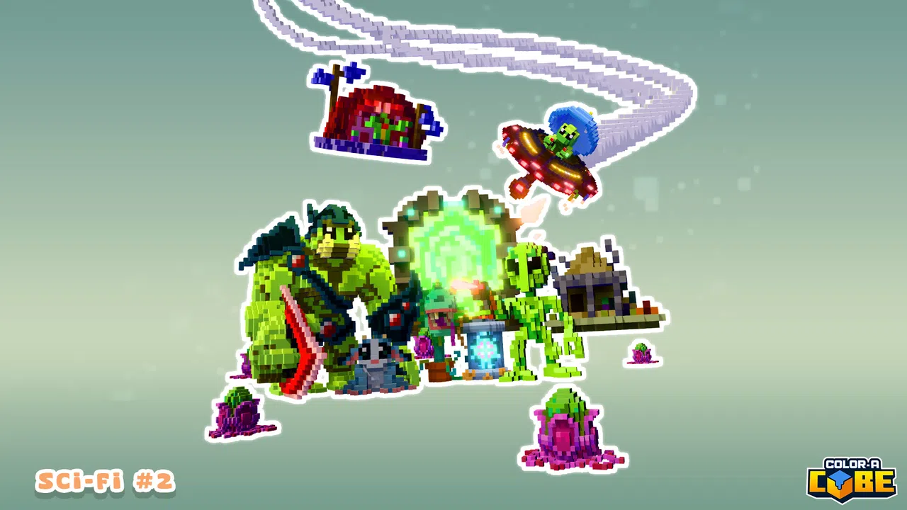 Color-A-Cube - Scifi Pack #2 Screenshot 10