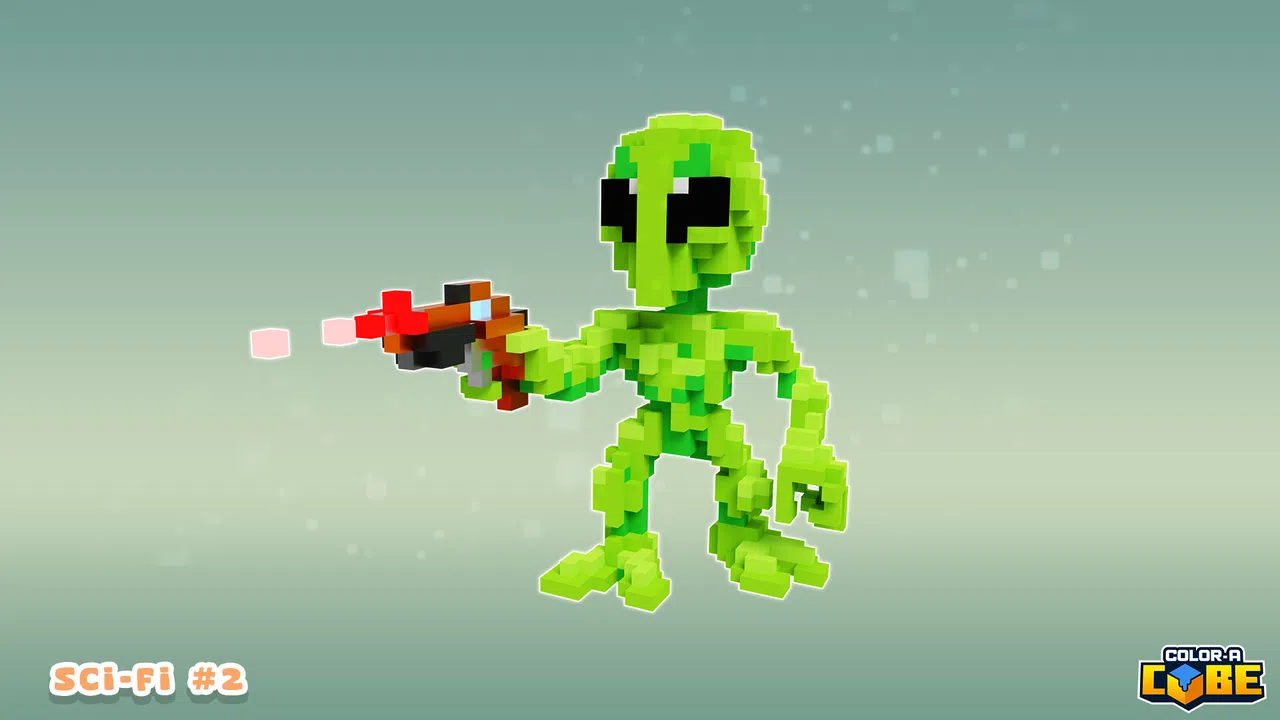 Color-A-Cube - Scifi Pack #2 Screenshot 0