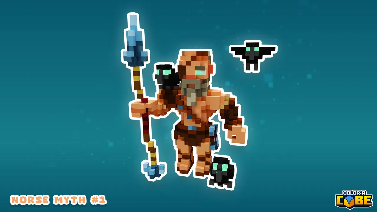 Color-a-Cube - Norse Myth Pack #1 Screenshot 1