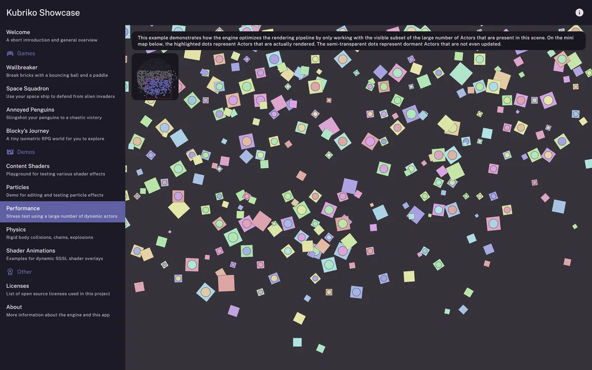 Kubriko Showcase Screenshot 2