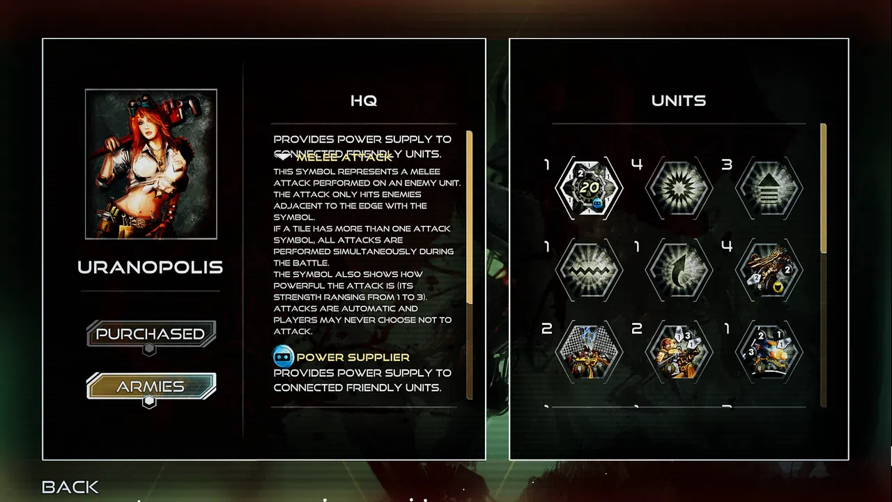 Neuroshima Hex - Uranopolis Screenshot 1