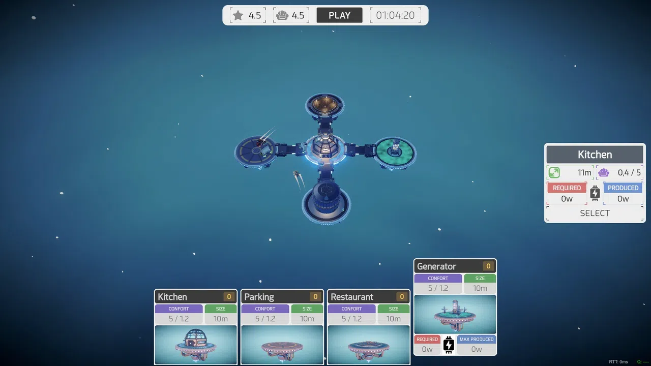Space Restaurant Screenshot 0