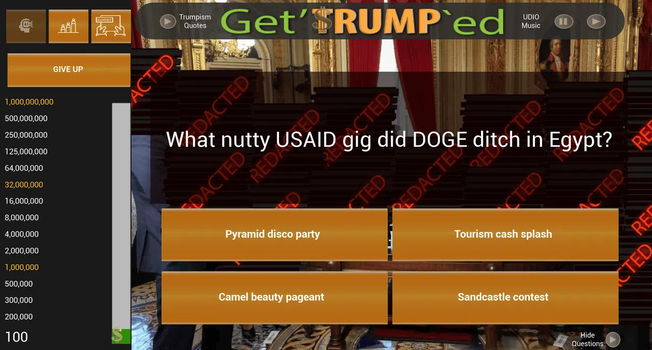 Get'TRUMP`ed Trivia Screenshot 0