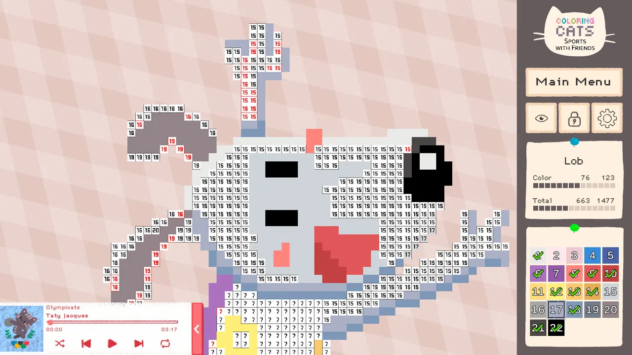 Coloring Cats: Sports With Friends Screenshot 5