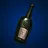 Colonial period wine bottle.