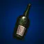 Colonial period wine bottle. icon