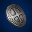 Mexican silver coin icon