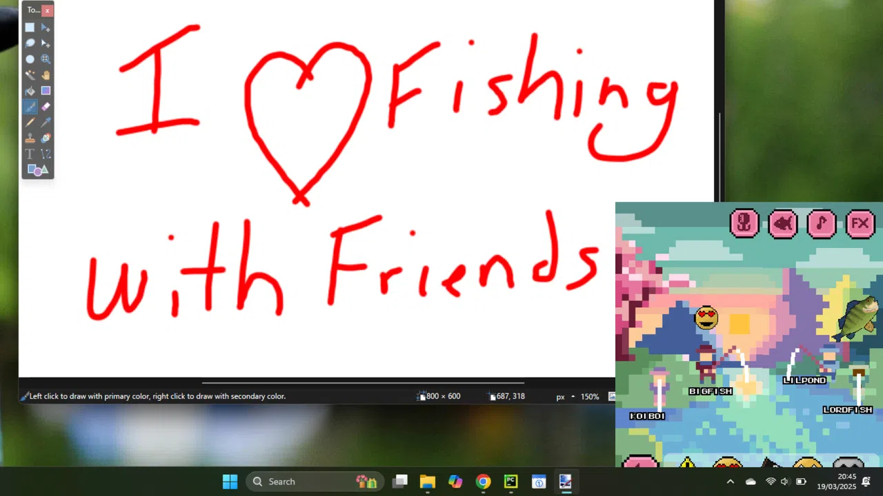 Strange Shores: Social Desktop Fishing Screenshot 1