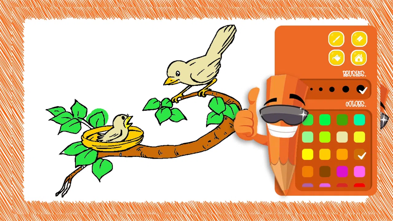 Bird Coloring Screenshot 2