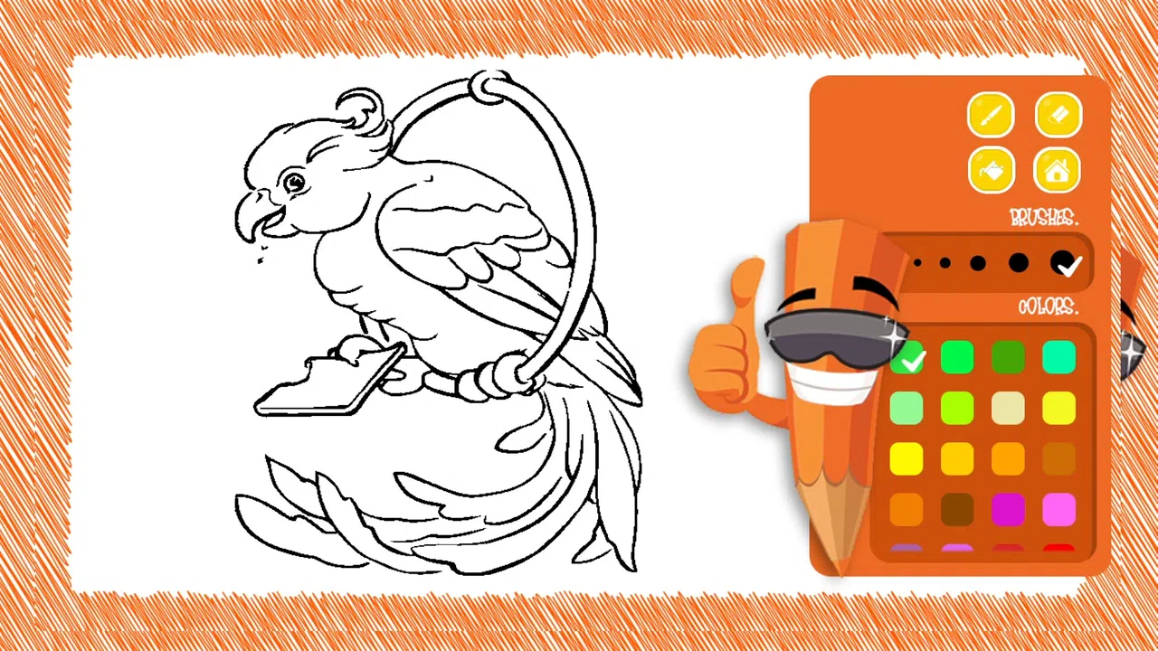 Bird Coloring Screenshot 4