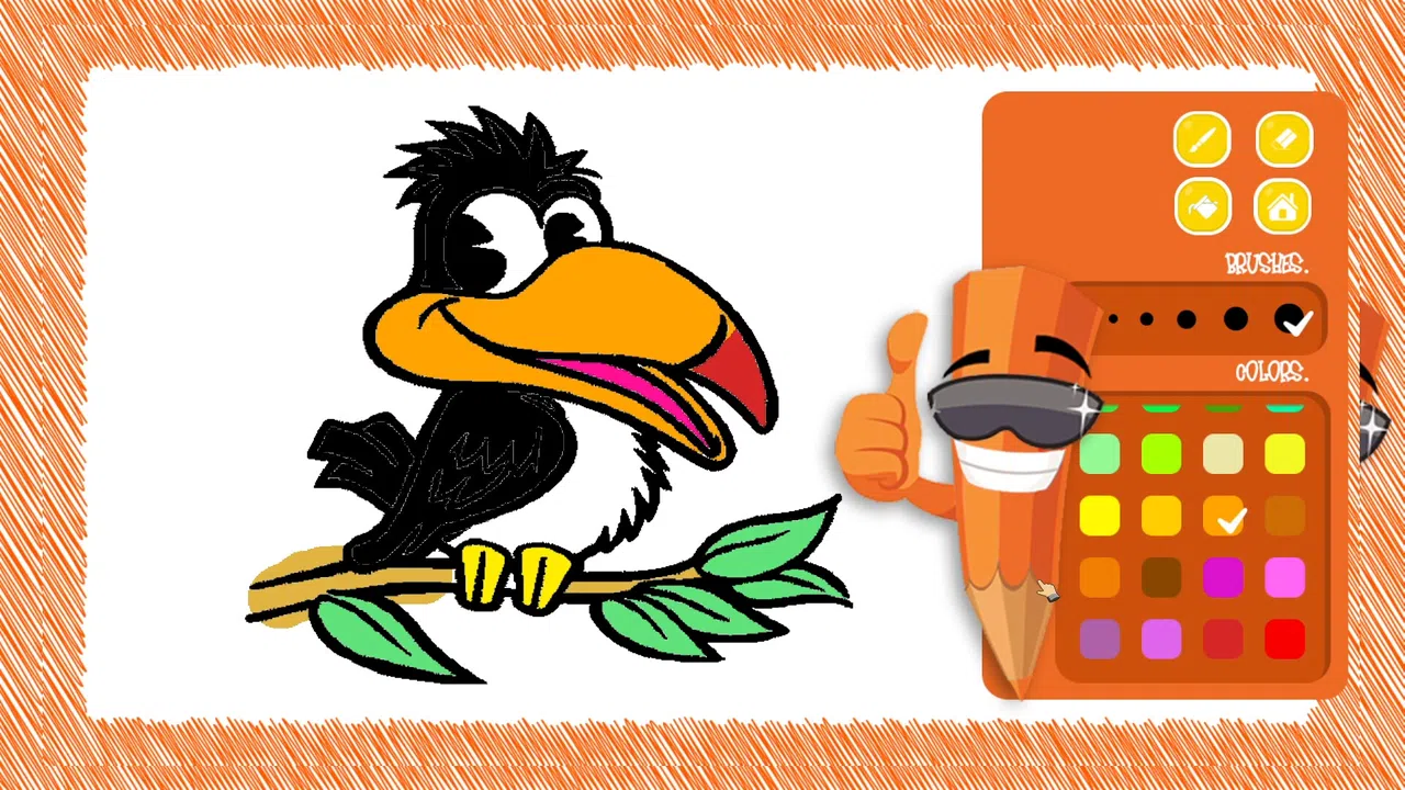 Bird Coloring Screenshot 0