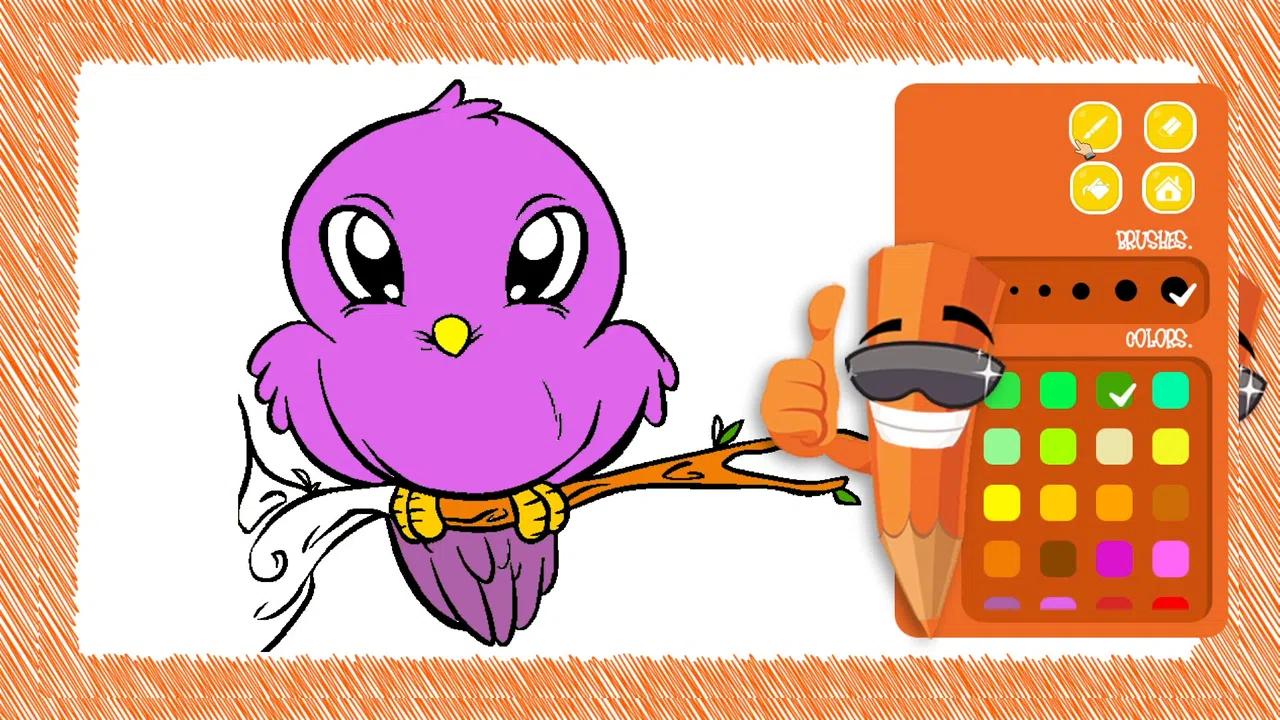 Bird Coloring Screenshot 3