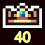 Clear 40 Map With Crown icon