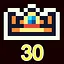 Clear 30 Map With Crown icon